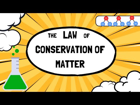 The Law of Conservation of Matter