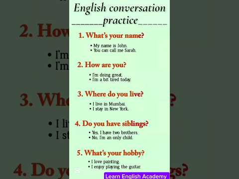 What's your name #learnenglishonline #englishquestionsanswers #short #englishanswer