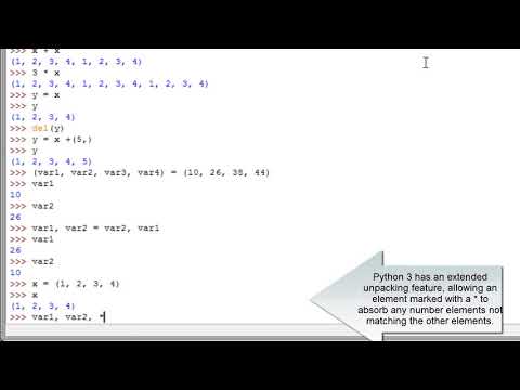 Python Tutorial 2021 Lesson 9 Tuples
