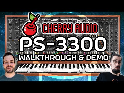 Cherry Audio PS-3300 Sound Demo and Plugin Walkthrough//A 48 Voice Monster Machine!