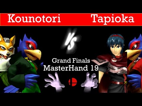 MasterHand 19 GF - Kounotori(Falco,Fox) vs. Tapioka(Marth,Falco)