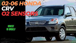 2002 2006 HONDA CRV O2 SENSORS P0420 CODE