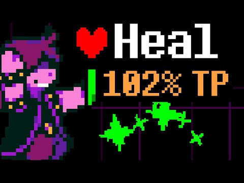What if You Use Susie's 102% TP Heal? [ Deltarune chapter 4 ]