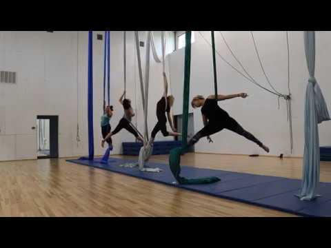 Beginner Aerial Silks Routine