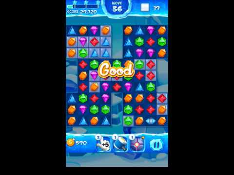 Jewel Pop Mania:Match 3 Puzzle Level 23 ( Jewel Ice Episode ) - Walkthrough ( No Booster )