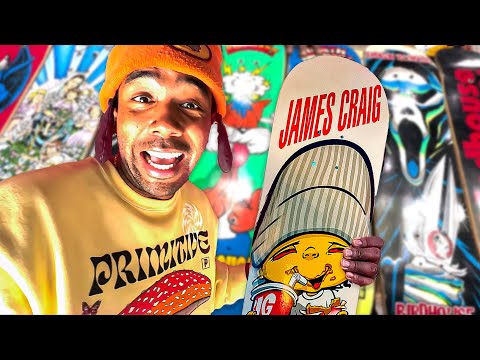 Day in the Life of an OBSESSED Skateboard Deck Collector!