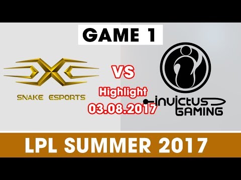 [Highlights] SS vs IG Game 1 [LPL SUMMER 2017] Snake vs Invictus Gaming