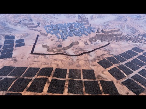 Romans Lay Siege to the Spartans City | Ultimate Epic Battle Simulator | UEBS