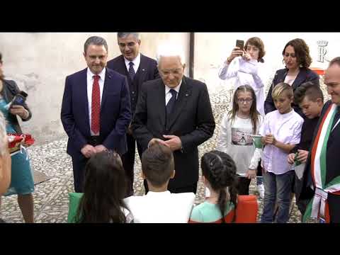 Mattarella visita il Castello Ducale di Casoli