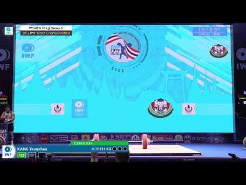 2019 IWF World Championships Day 7 WOMEN 76 kg Group B