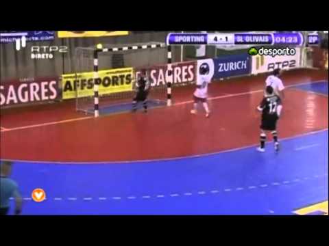 Gol de Leitão contra o SL Olivais - Quartas de Final da Liga Portuguesa 11/12