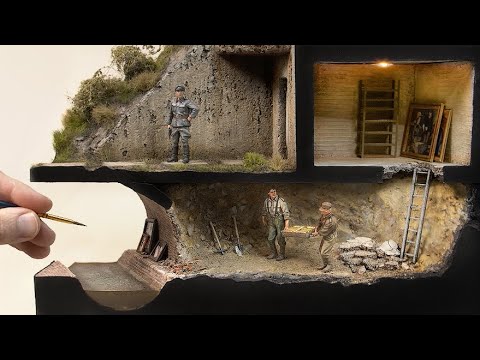 'Stealing back the Gold' - WWII Bunker Diorama - PART II