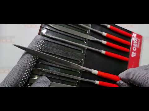 Набор надфилей YATO, 10 шт., длина 160/75 мм, для точной обработки Набор надфилей YATO, 10 шт., длина 160/75 мм, для точной обработки