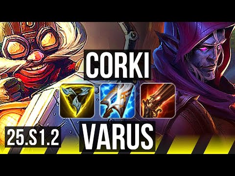 CORKI & Thresh vs VARUS & Braum (ADC) | 15/1/7, 50k DMG, Legendary | KR Master | 25.S1.2