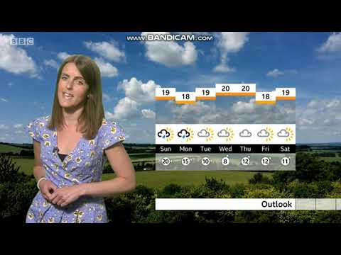Alex Osbourne BBC ONE Spotlight weather August 7th 2021 in HD! - 60 fps Good Quality