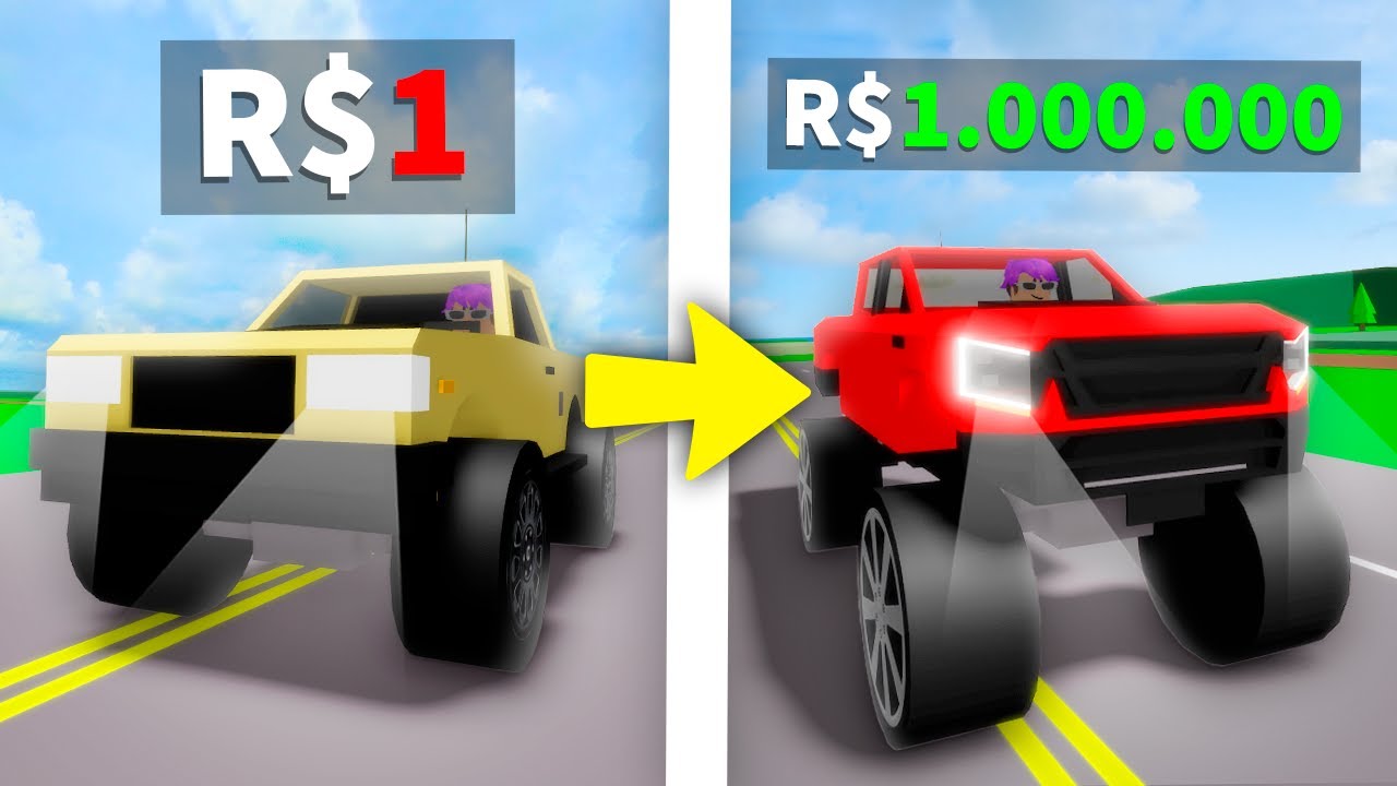 MONSTER TRUCK DE R$1 vs R$1.000.000 NO BROOKHAVEN