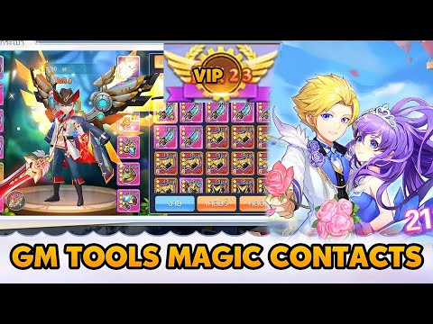 GM Tools Magic Contract Full Reward VIP max - Unlimited rechange Diamond - And More