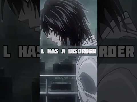 L was suffering from disorder😨 | #anime #deathnote #lawliet #lightyagami #kira #animeshorts | BwH