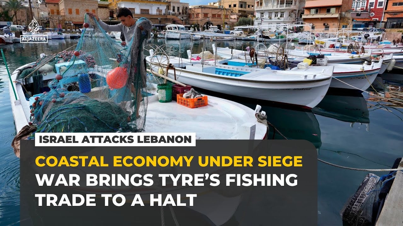 Lebanon’s fishermen stuck on shore as Israel’s war cripples coastal livelihoods