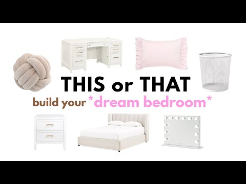 THIS or THAT build your *DREAM BEDROOM* 🛌🧦🌷💗