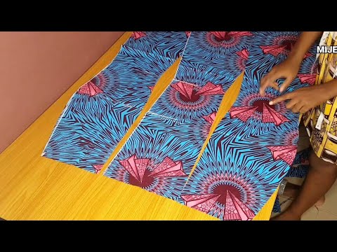 HOW TO CUT A PERFECT SIX PIECES GOWN/SKIRT FOR BEGINNERS IN 2021