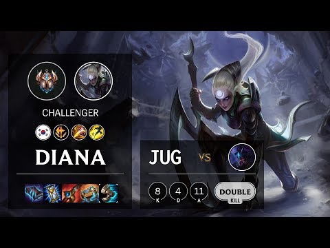 Diana Jungle vs Rek'Sai - KR Challenger Patch 10.3
