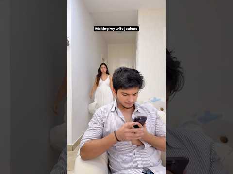 See my wife’s reaction as I make her jealous by calling her by some other girl’s name!🤪 #tanshi