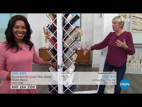 StoreSmith OvertheDoor Shoe Rack