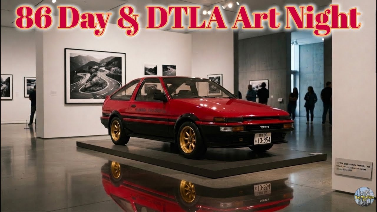 🔴JayWalkin TV is LIVE in DTLA • AE 86 Day/ Art Night 🚗 🖼️