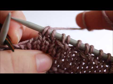 LPT (Left Purl Twist), Knitting Stitch Tutorial