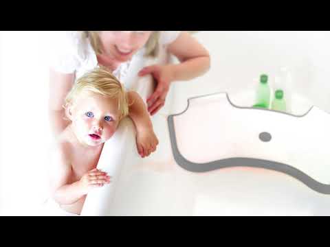 BABYDAM Réducteur de Baignoire Blanc/Gris