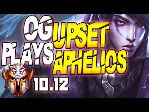 Origen Upset Plays Aphelios vs Ezreal ADC - 10.12