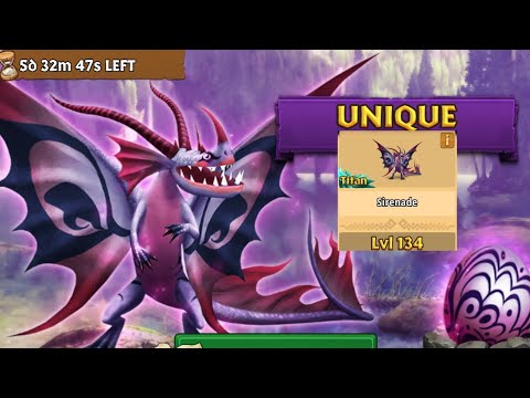 Sirenade Max Level 134 Titan Mode - New Unique Slithersong - Dragons:Rise of Berk