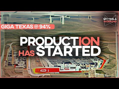 Giga Texas has started production, and it's 94% done