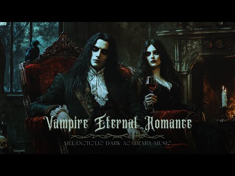 Romantic Vampire's Couple | Melancholic Piano Melodies for Study, Story, Read | Dark Academia Music