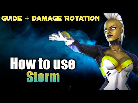 How to Use Storm ( Buffed ) Effectively - Marvel Contest of Champions