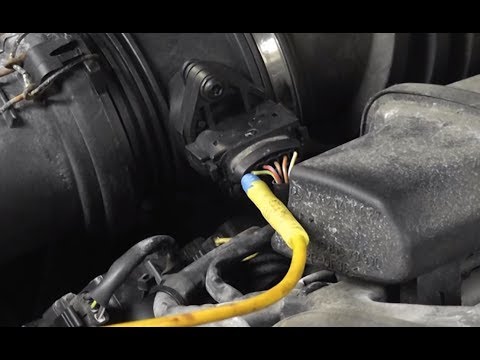 How to troubleshoot a faulty MAF sensor (Mercedes Benz) Video