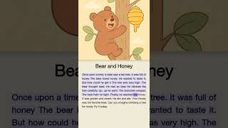 Learn English with a Cute Bear Story