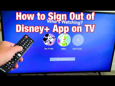 Disney+ App on TV: How to Log Off (Sign Out)