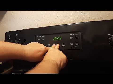 How to Turn Child Lock On or Off GE Electric Oven Range (LOC)