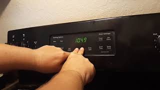 How to Turn Child Lock On or Off GE Electric Oven Range (LOC)