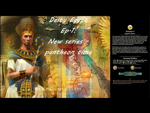 Civ 5 Vox Populi: Deity Egypt - Ep.1: New series - pantheon time