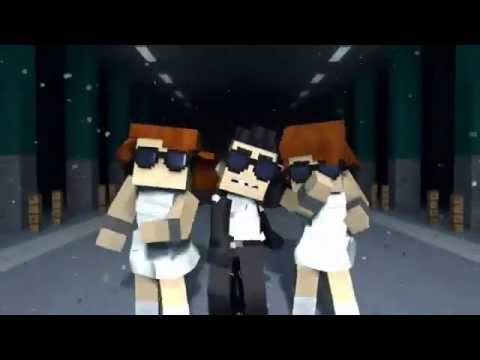Crazy Gangnam Style in Minecraft! Psycho Rafael!
