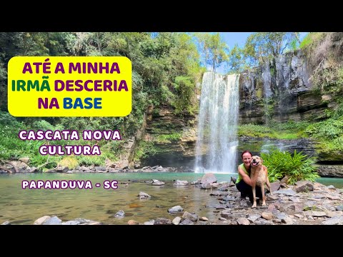 Cascata Nova Cultura - Fácil para chegar na base - Papanduva, Santa Catarina (Ep. 2)