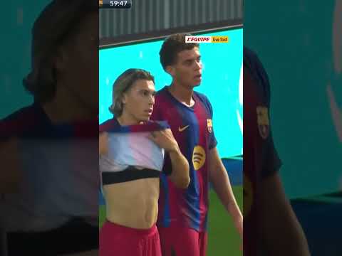 🇪🇬💎 L'attaquant égyptien Hamza Abdelkarim déjà en forme avec le Barça #football #barca #shorts