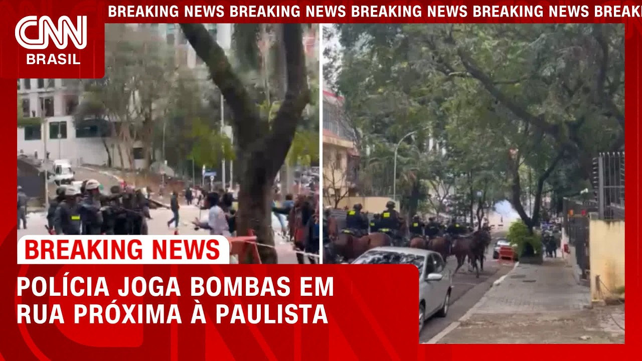 PM usa bomba contra manifestantes na região da avenida Paulista (SP) | BASTIDORES CNN