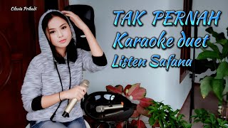 Download lagu Tak Pernah Karaoke duet  Listen Safana Musik @DeddyKeyboard1 mp3