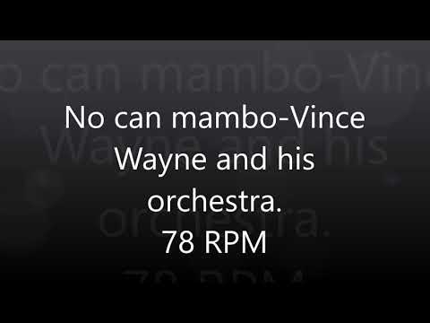 No can mambo-Vince Wayne and his orchestra