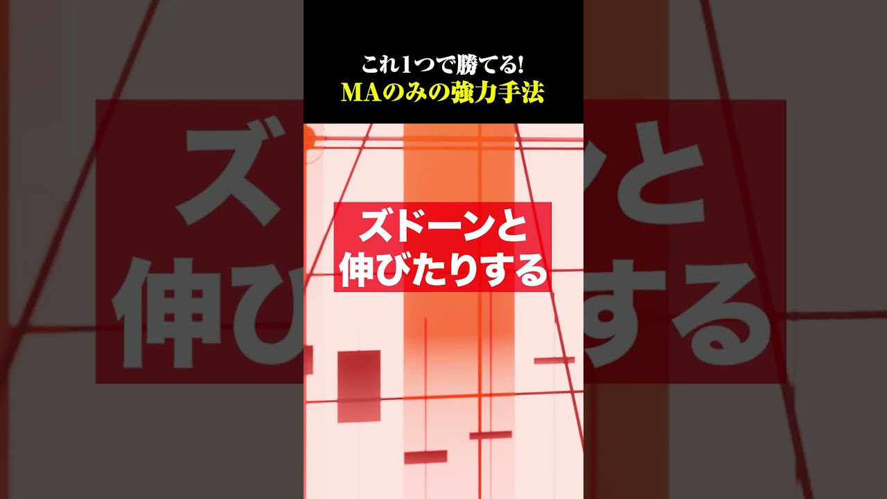 【トレード】これ１つで勝てる！MAのみの強力手法