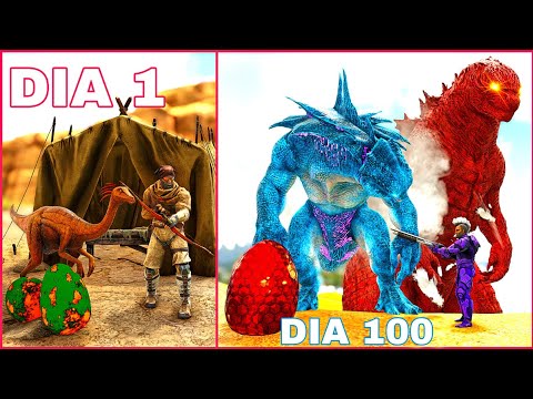 SOBREVIVI 100 DIAS EM UM MUNDO DE DRAGÕES & DINOSSAUROS NO HARDCORE - O FILME (#3)